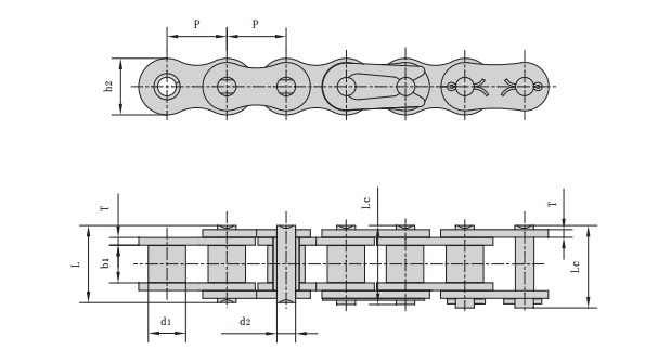 <font color='red'>160H-1</font>_重載鏈條<font color='red'>160H-1</font>規格參