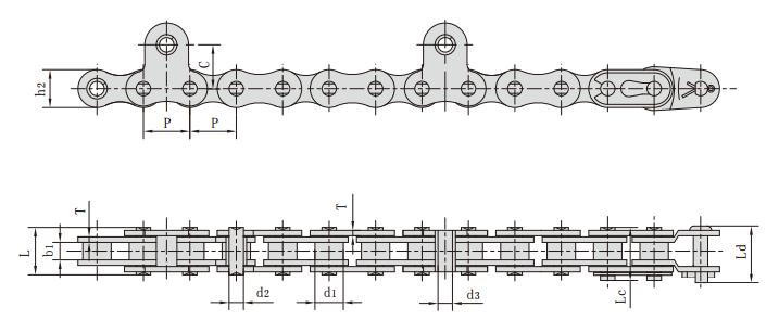 420JF1_水稻收割機<font color='red'><font color='red'>提升</font>鏈</font>