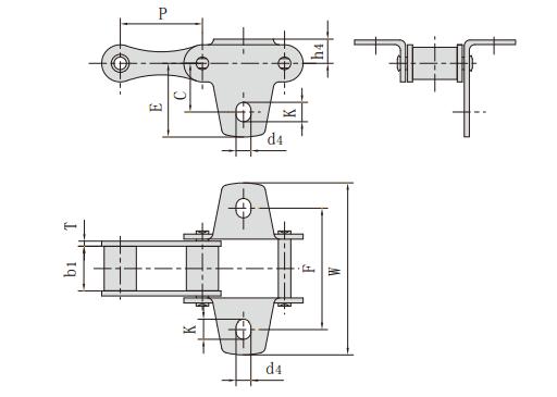 <font color='red'>S32</font>F1_S型鋼制農機鏈附件