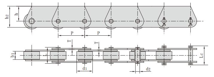 ME40F2-P-<font color='red'>76.2</font>_带附件输送链